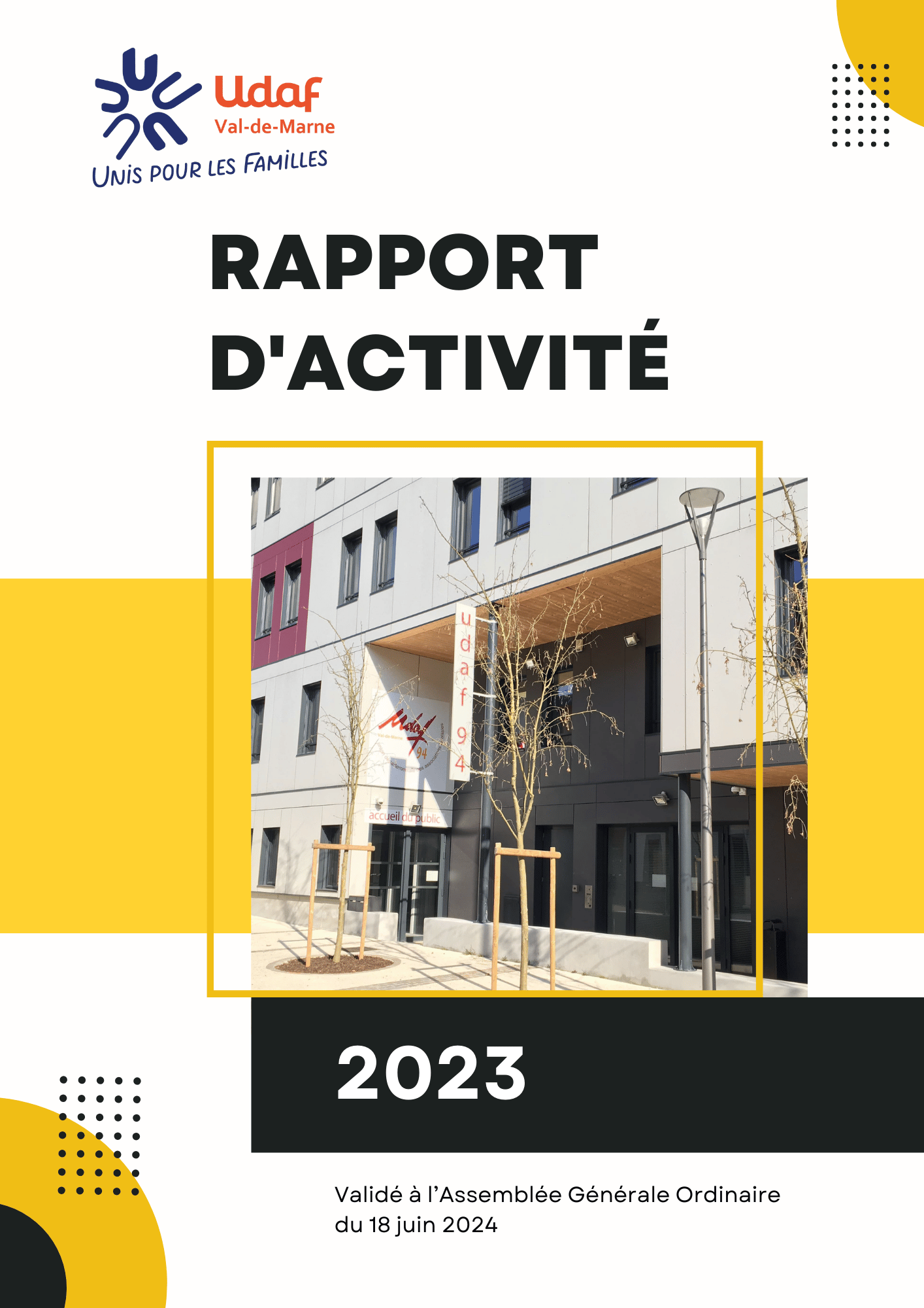 Rapport d'activité 2023 - Udaf 94 Val-de-Marne